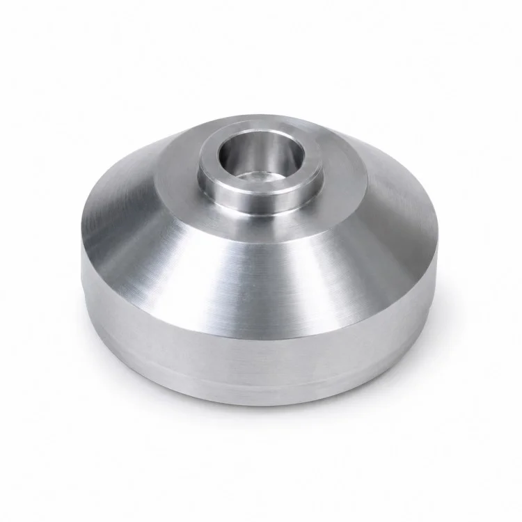 CNC Machined Conical Flange Disc Component