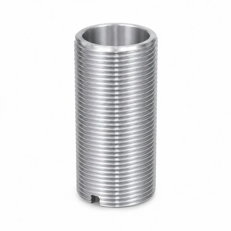 Precision CNC Machined External Threaded Sleeve