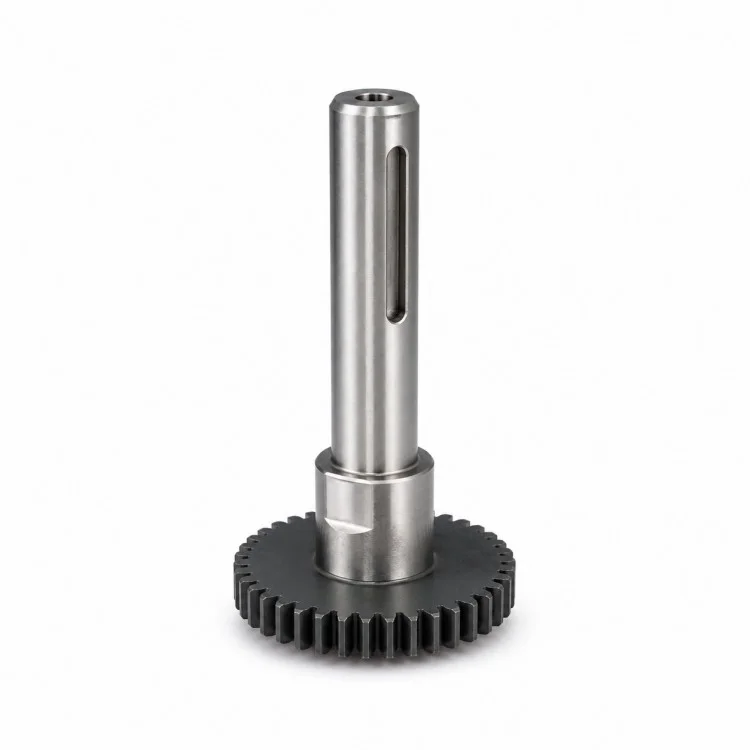 Precision CNC Machined Spur Gear Shaft